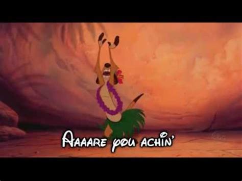 lion king hula lyrics|lion king all you gotta do is get in line.